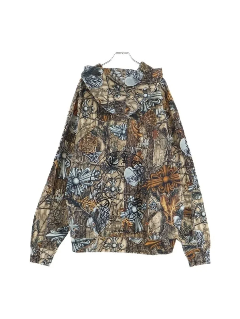 Chrome Hearts Nike Nocta Drake Hoodie Back Horseshoe Print Pullover Sweatshirt